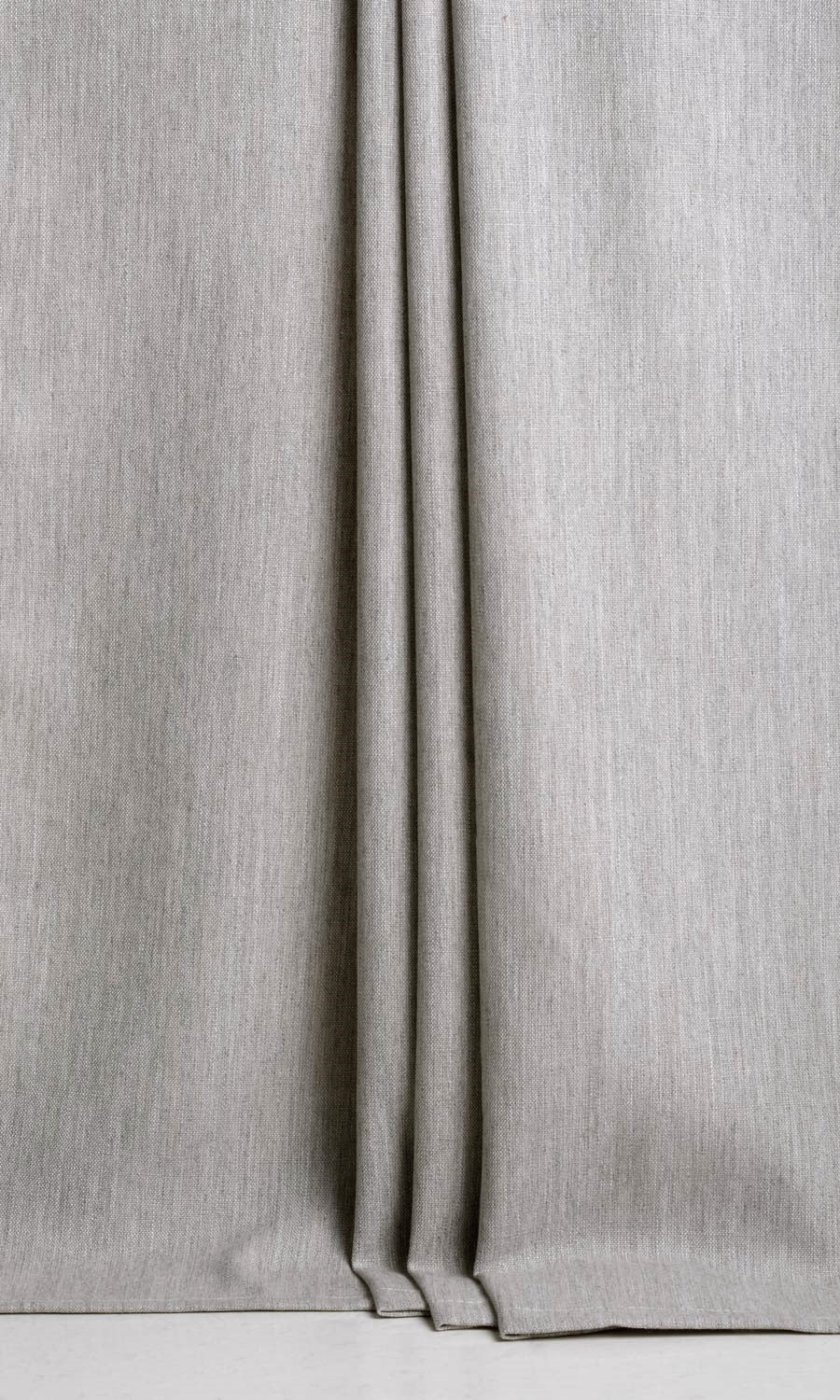 Plain Linen Texture Fabric Sample for Roman Blinds & Shades (Pale Grey)