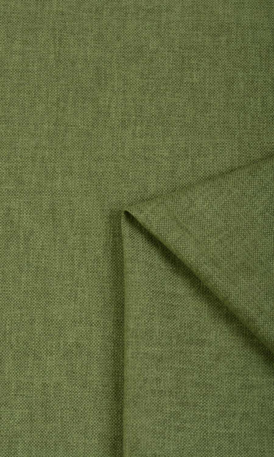Poly-Linen Fabric Sample for Roman Blinds & Shades (Green)