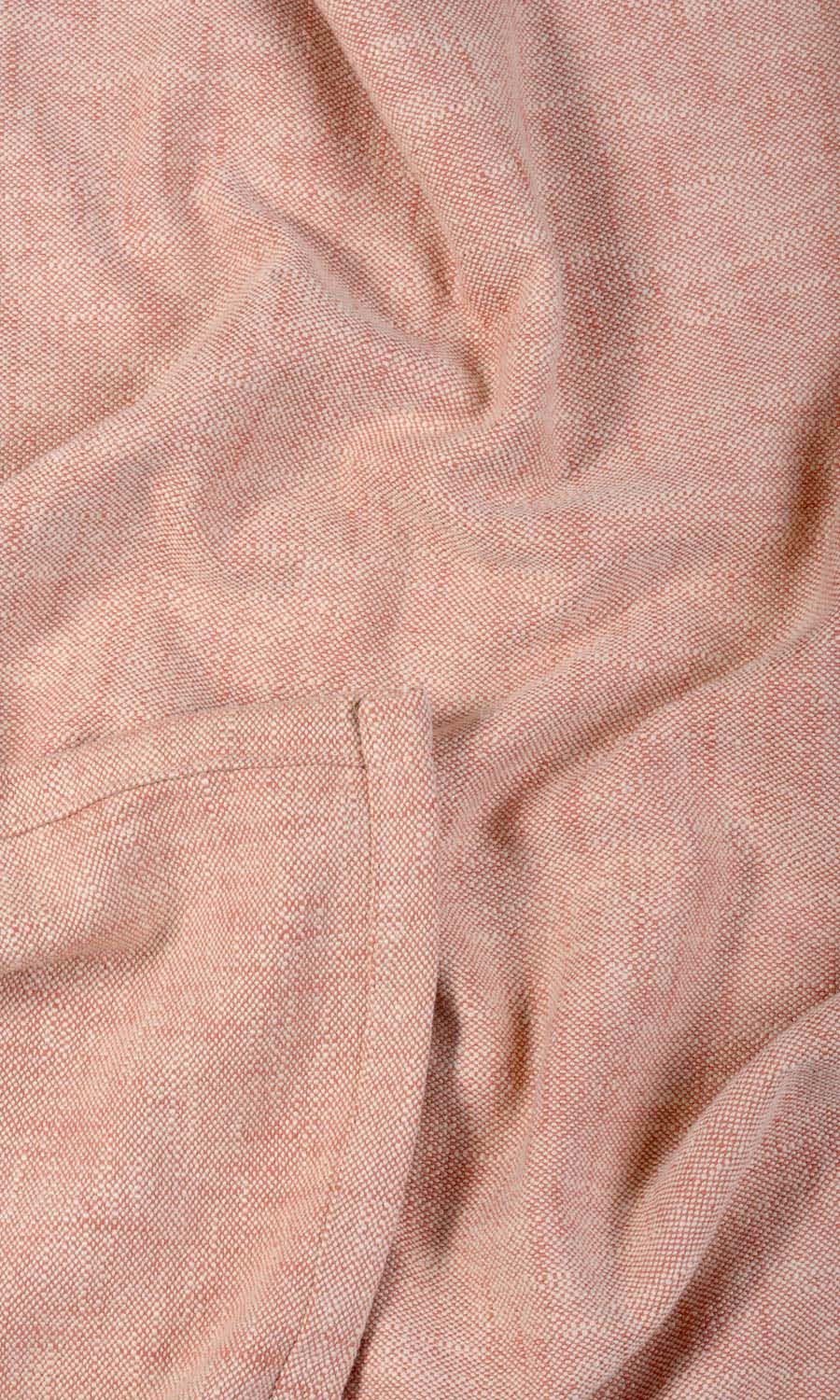 Plain Cotton Made-to-Measure Roman Blinds (Coral Red)