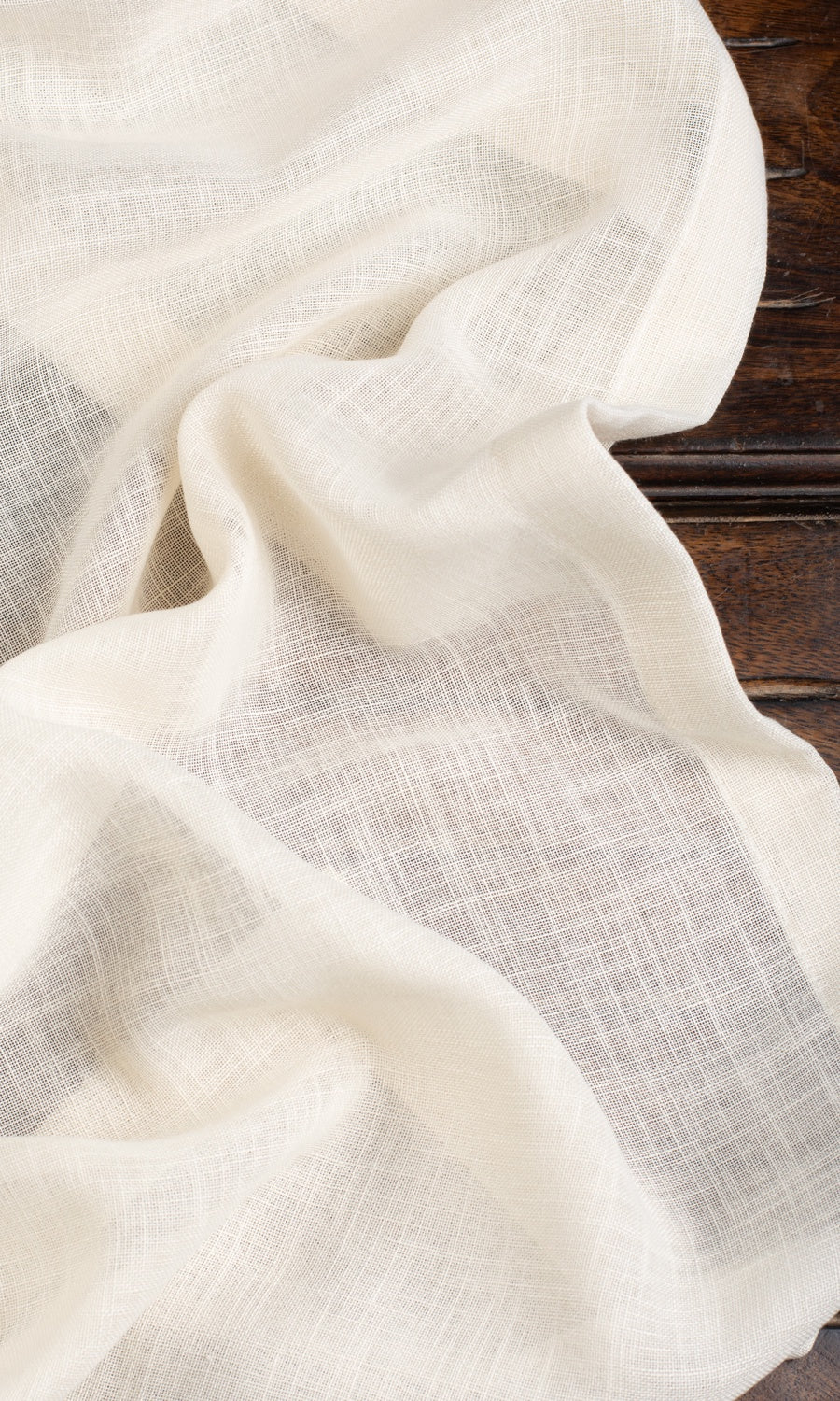 Plain Sheer Any Size Style Roman Blinds (Ivory/ Pale Beige)