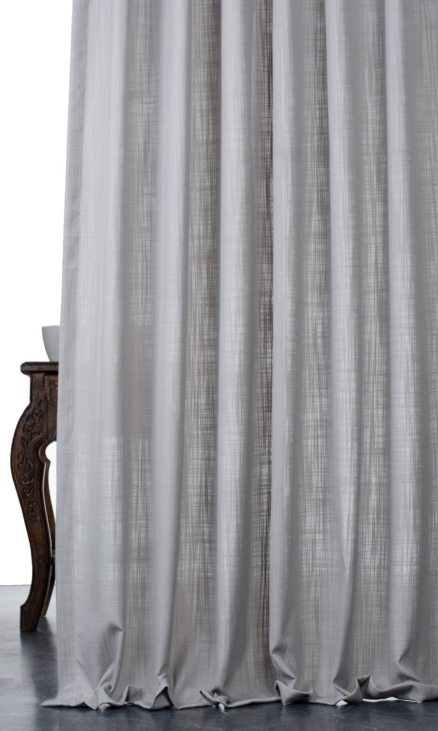 Linen-Texture Roman Shades (Gray) for Living, Bedroom, Kitchen, Bathroom