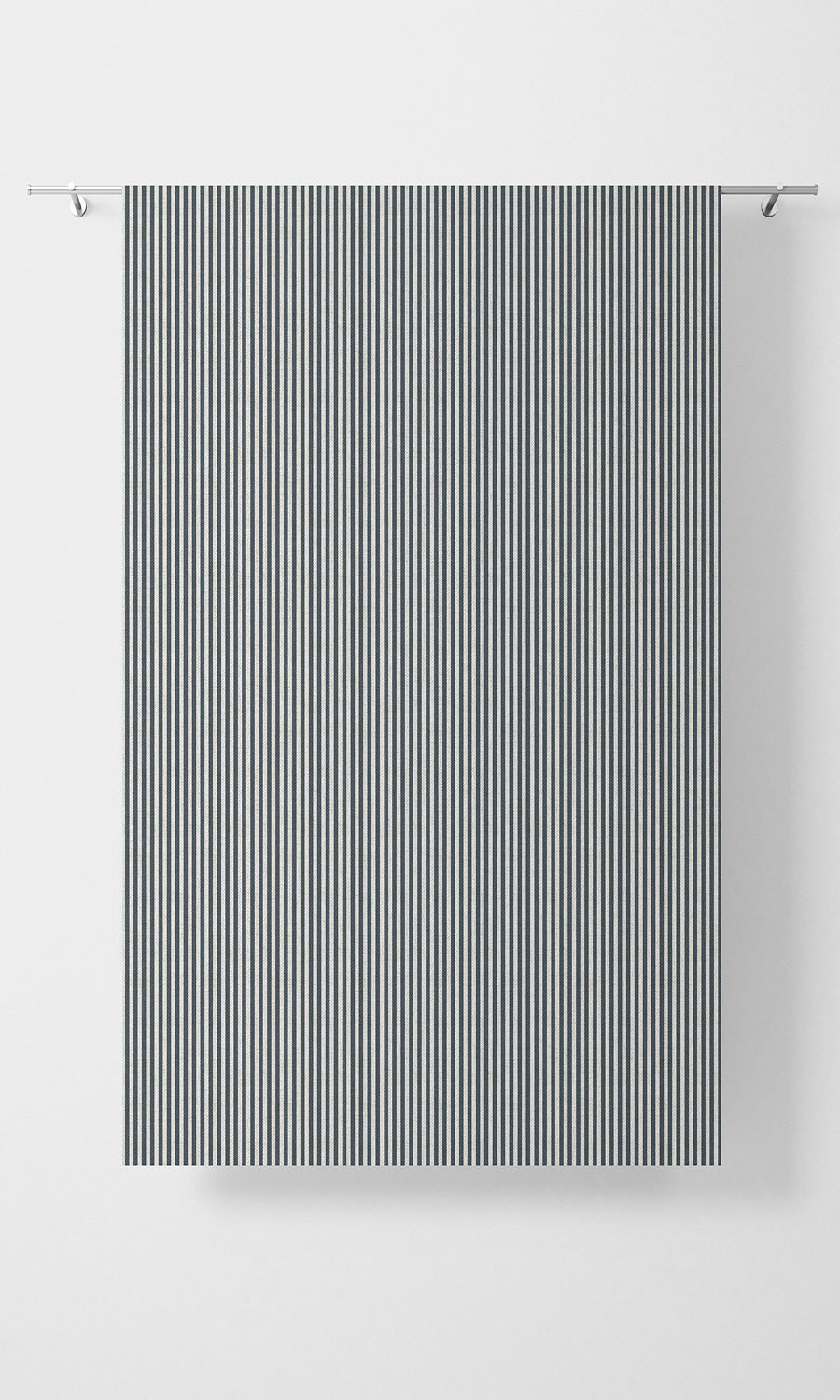 Striped Free Fabric Material Sample (Slate Grey)