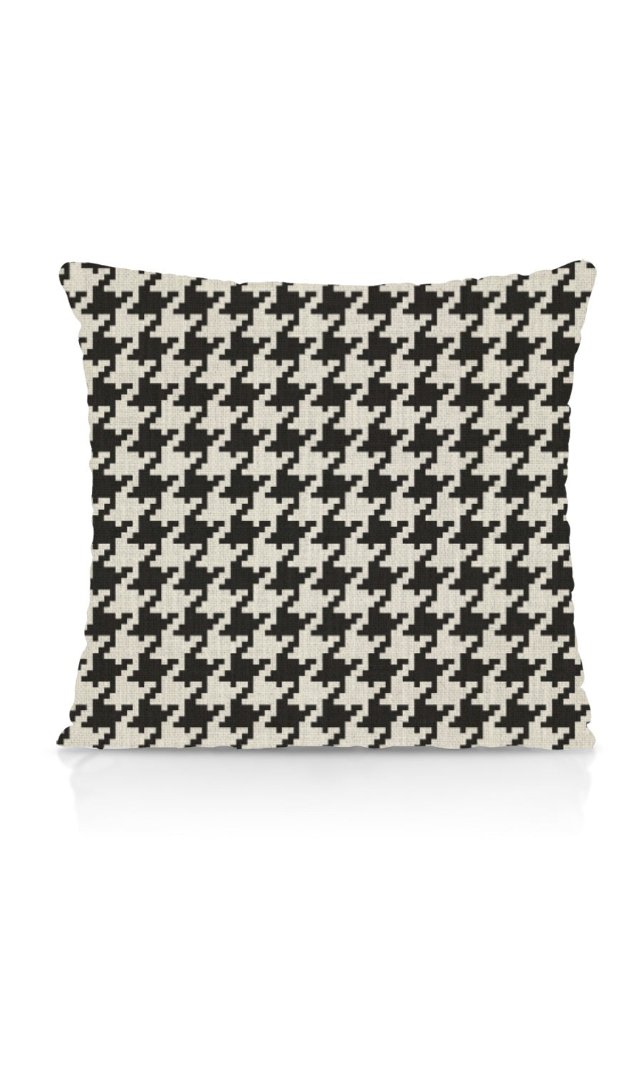 Geo-Print Home Textile Fabric Material By the Metre (Black/ Ivory)