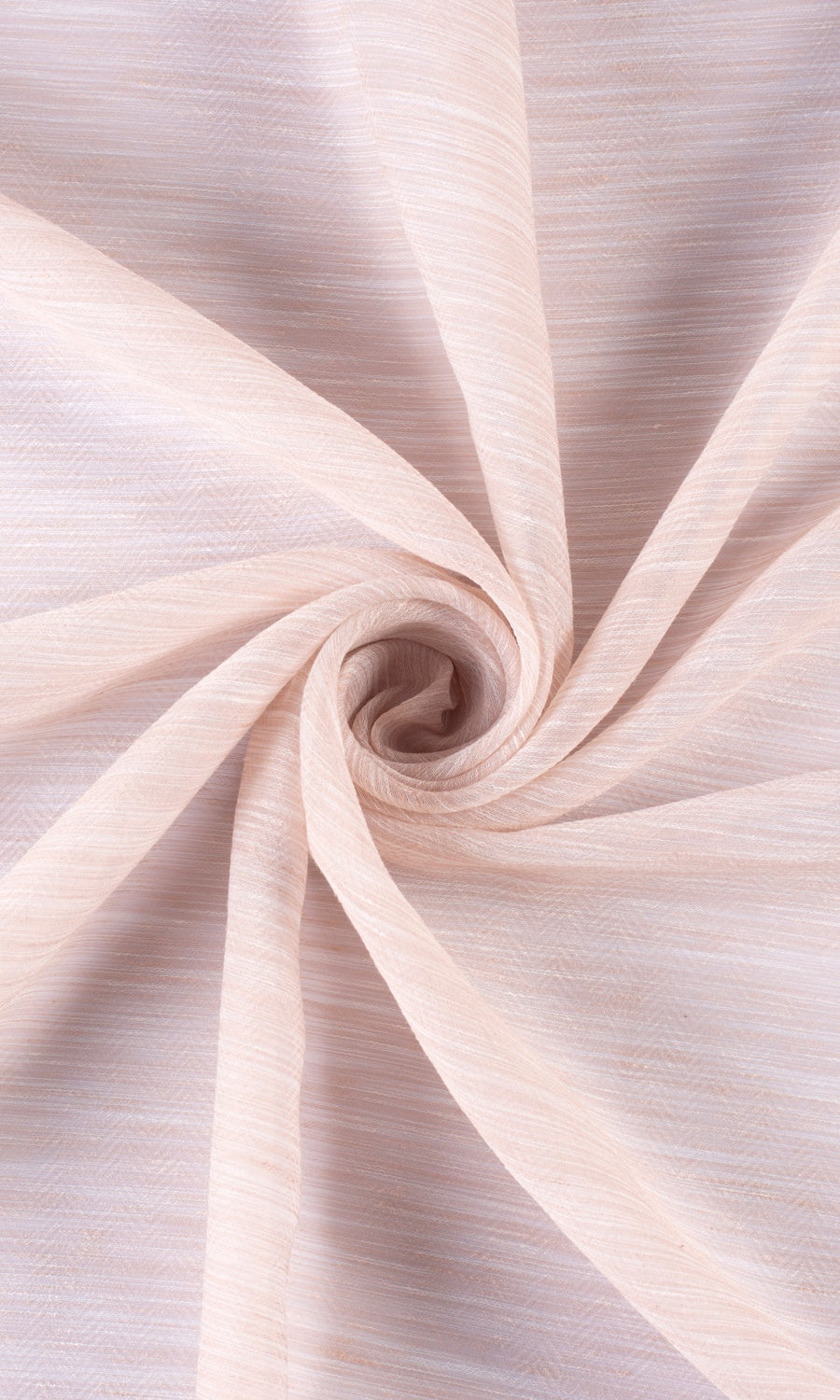 Textured Sheer Flat, Plain, Fake, Faux, European Relaxed Roman Blinds (Peach/ Pink)