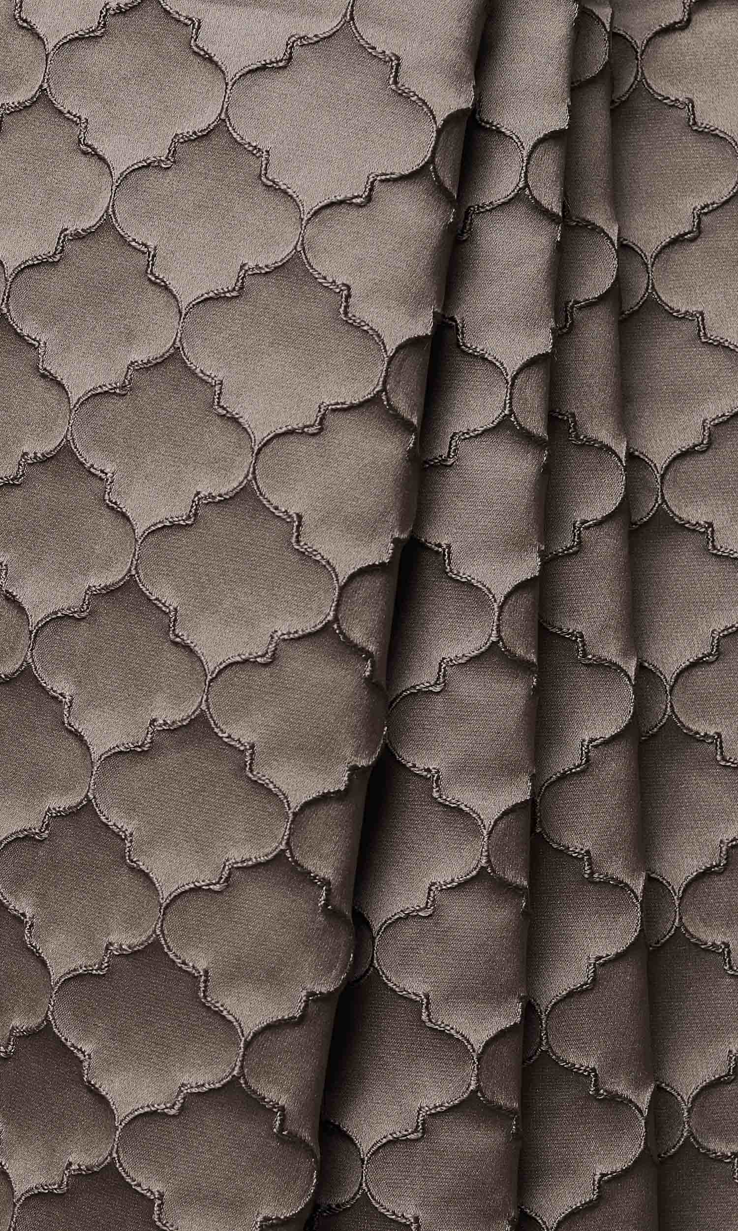 Silk Blend Home Décor Fabric Sample (Coffee Brown)