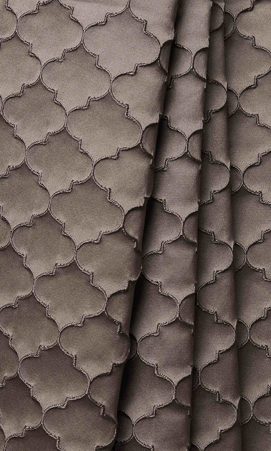 Silk Blend Home Décor Fabric Sample (Coffee Brown)