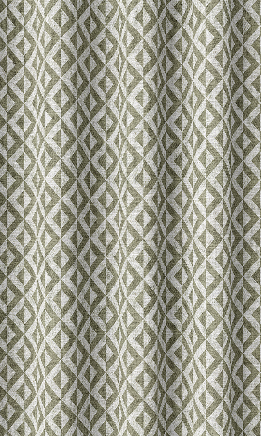 Geometric Print Blinds (Green/ White)