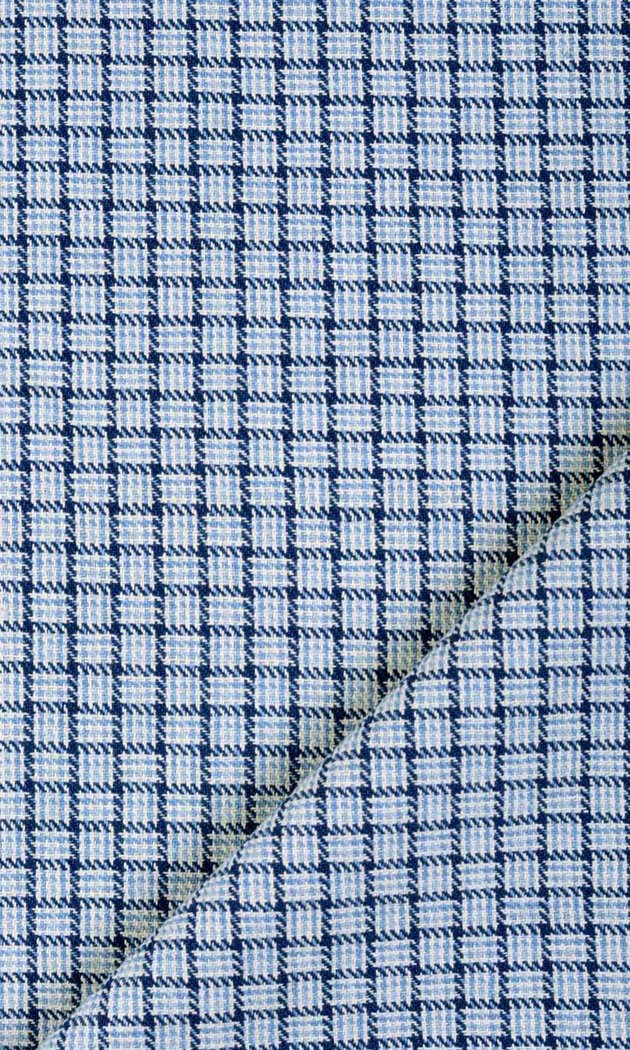Basketweave Blinds (Blue/ Sky Blue/ White) for Living, Bedroom, Kitchen, Bathroom