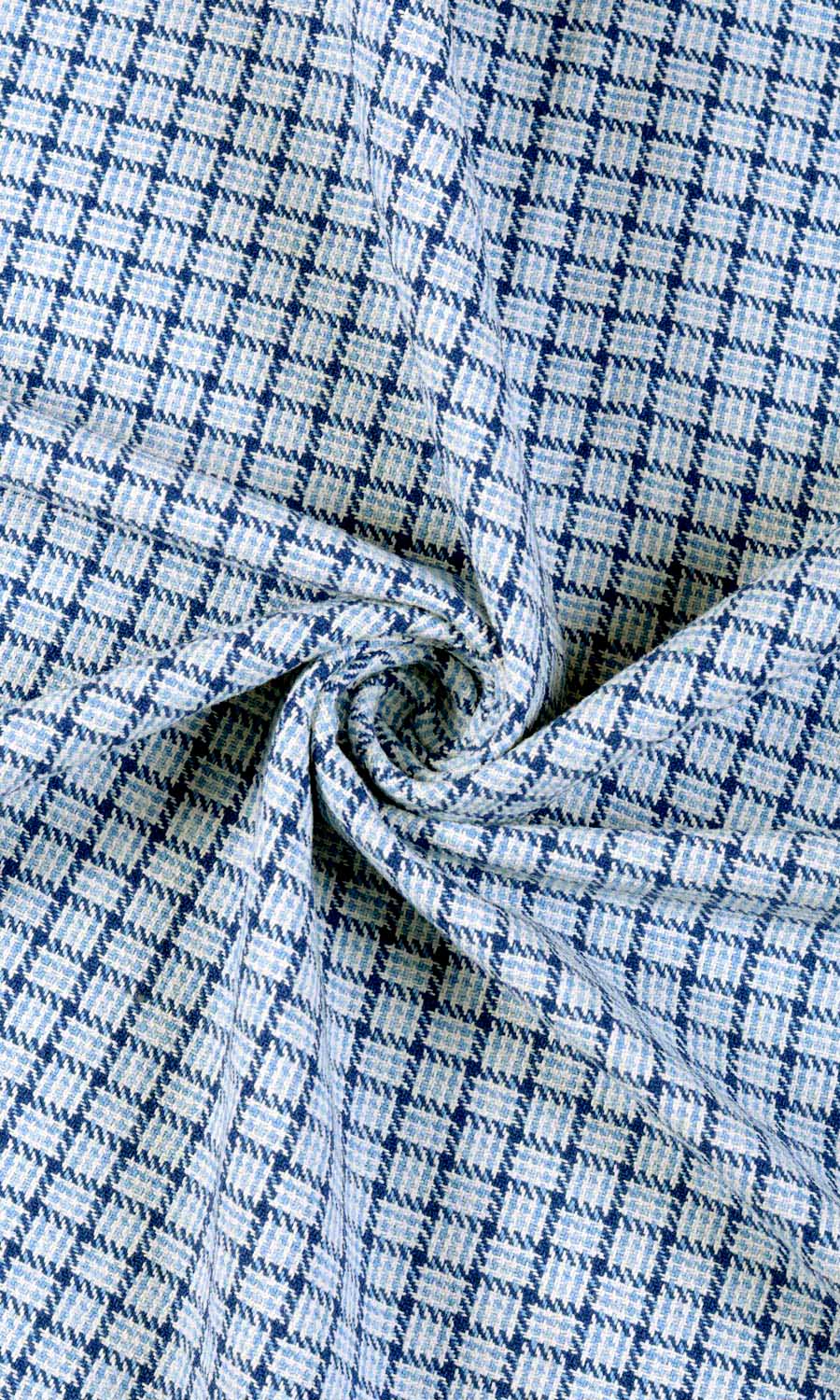 Patterned / Printed / Geometric / Check / Gingham / Plaid Window Treatments Fabric Sample