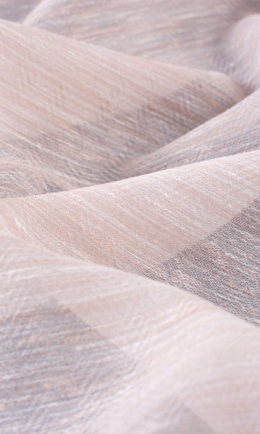 Textured Sheer Shades (Peach/ Pink) for Living, Bedroom, Kitchen, Bathroom