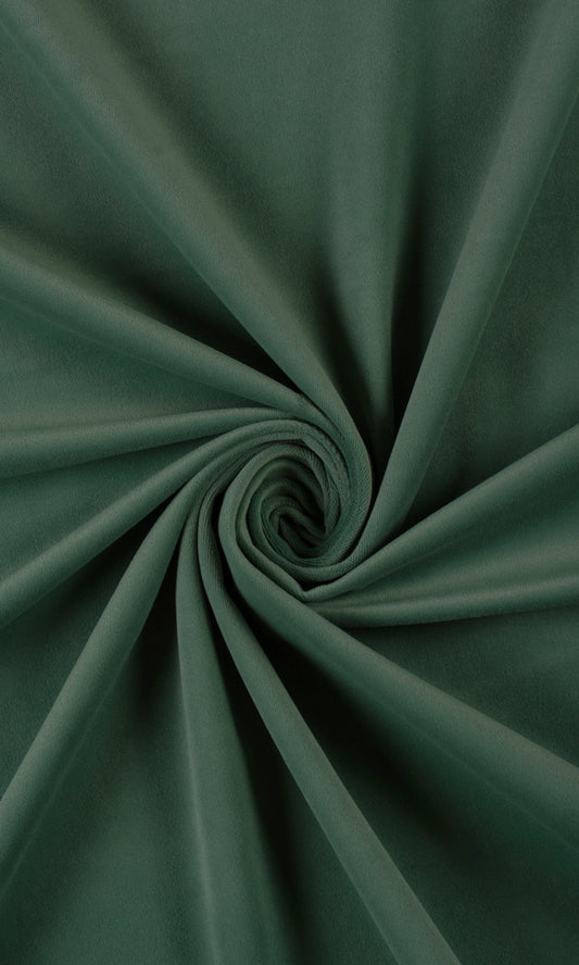 Velvet Home Décor Fabric By the Metre (Hunter Green)