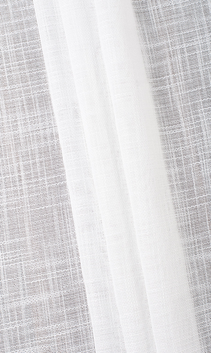 Textured Sheer Free Fabric Material Sample (White)
