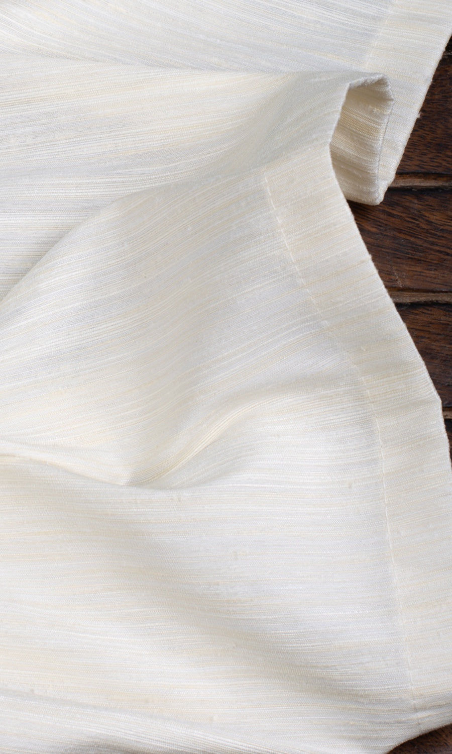 Textured Fabric Blinds (Warm Ivory) for Living, Bedroom, Kitchen, Bathroom