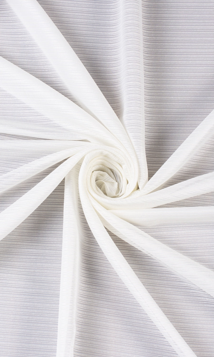 Striped Sheer Shades (Chiffon White) for Living, Bedroom, Kitchen, Bathroom