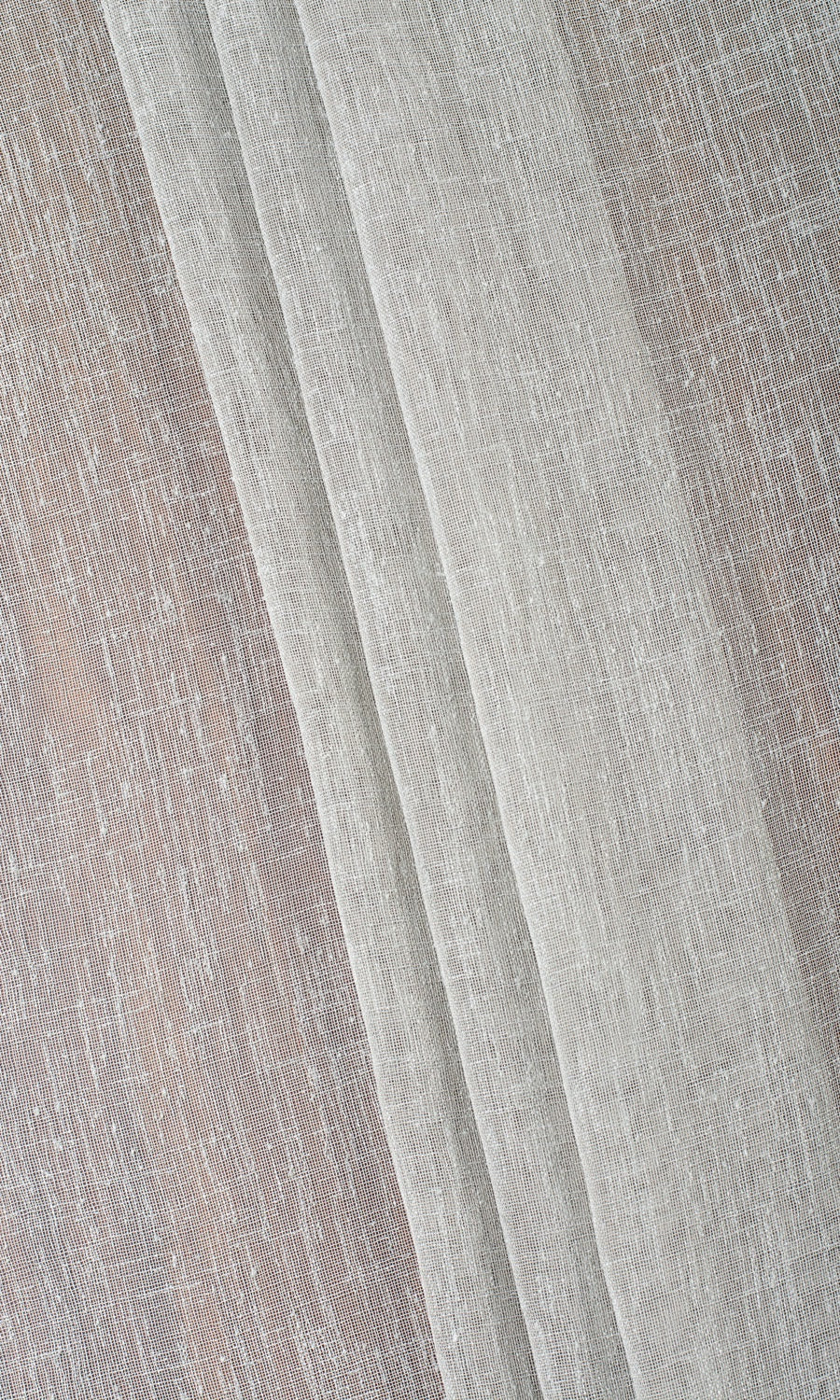Textured Sheer Home Textile Fabric Material By the Metre (Dove Grey)