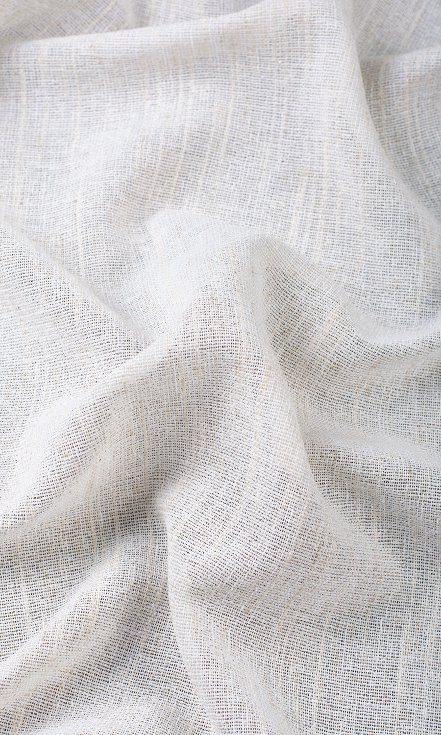 Poly-Linen Sheer Made-to-Measure Roman Blinds (Ivory)