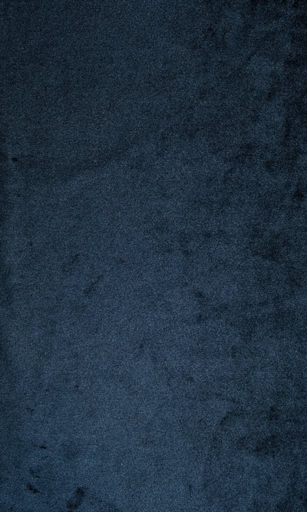 Velvet Home Textile Fabric Material Sample (Navy Blue)