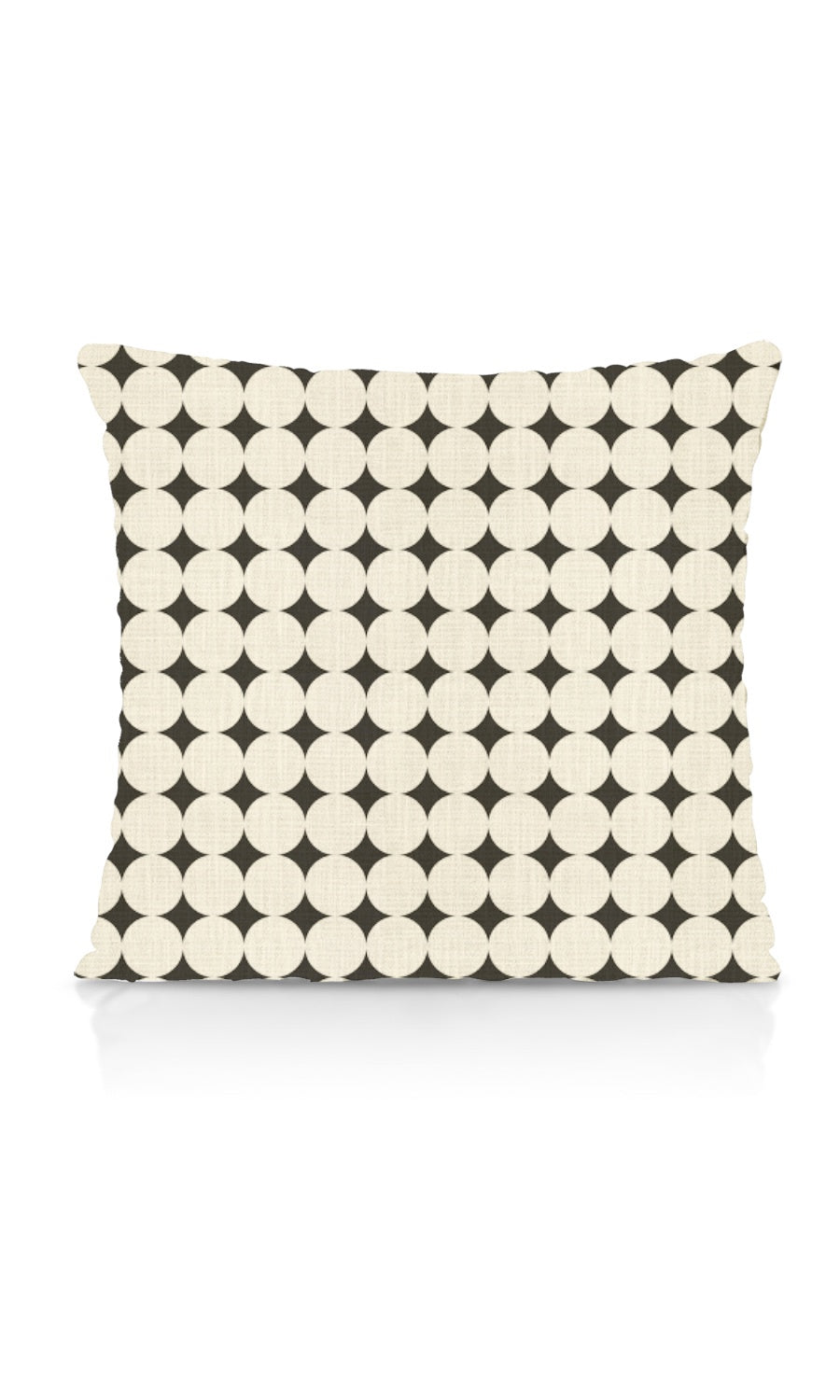Print Home Textile Fabric Material By the Metre (Black/ Ivory)