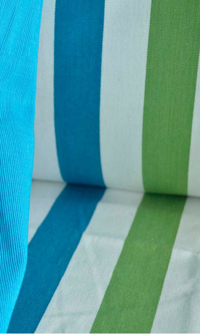 Cotton Flat, Plain, Fake, Faux, European Relaxed Roman Blinds (Blue/ Green)