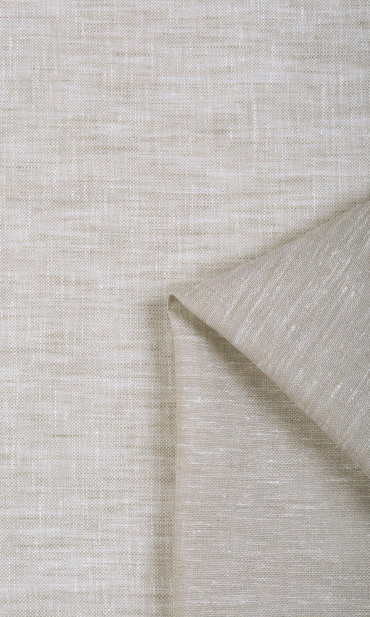 Linen Sheer Home Décor Fabric Sample (Creamy Beige)