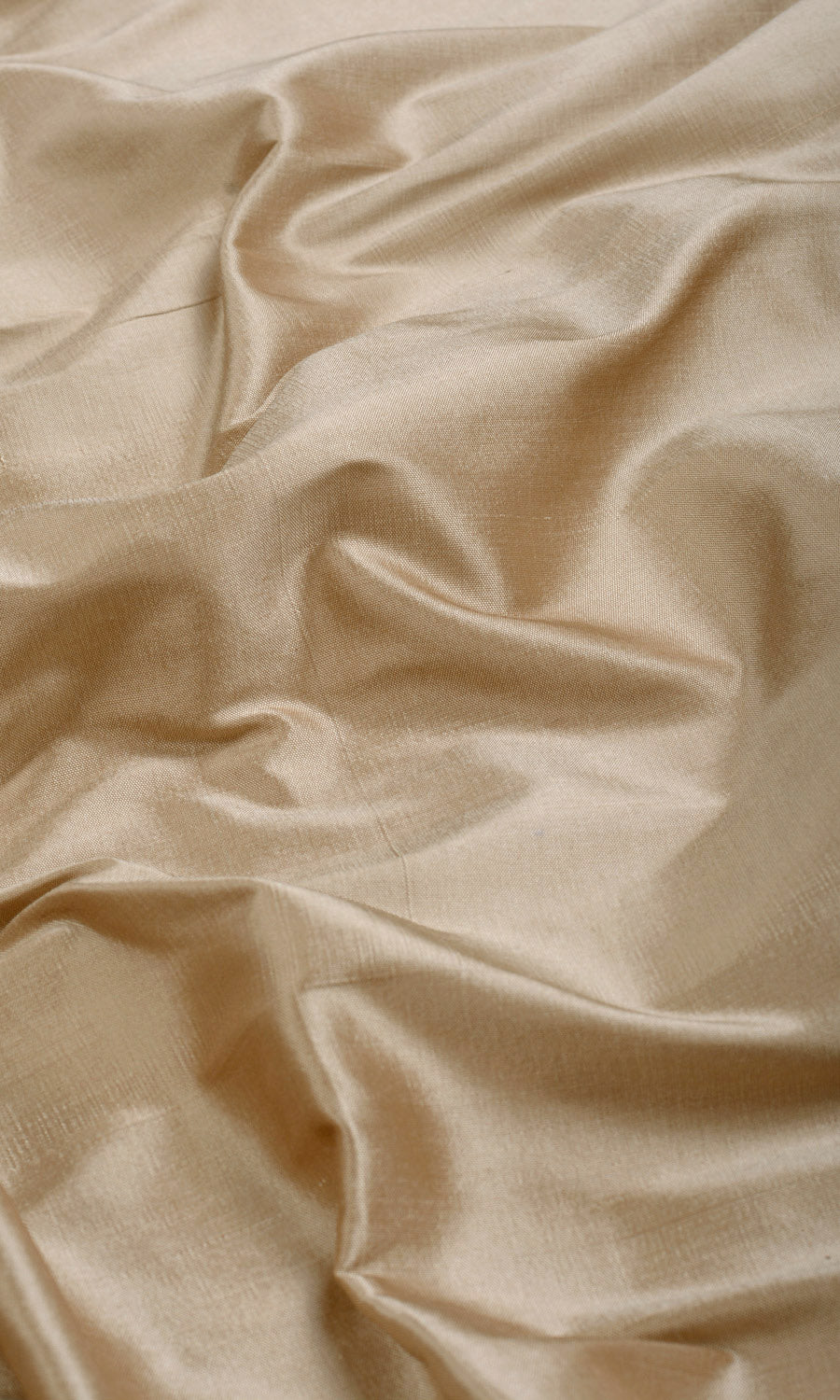 Shantung Silk Fabric Material By the Metre (Peanut Brown)
