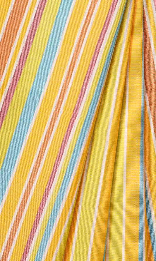 Cotton Home Décor Fabric Sample (Yellow)