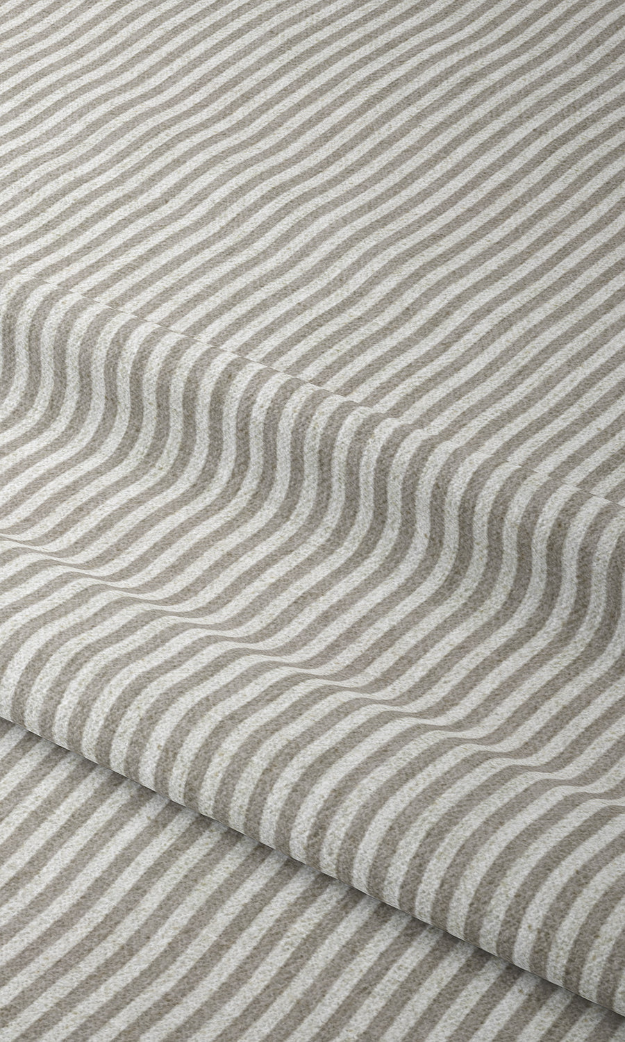 Modern Striped Flat, Plain, Fake, Faux, European Relaxed Roman Blinds (Warm Grey)