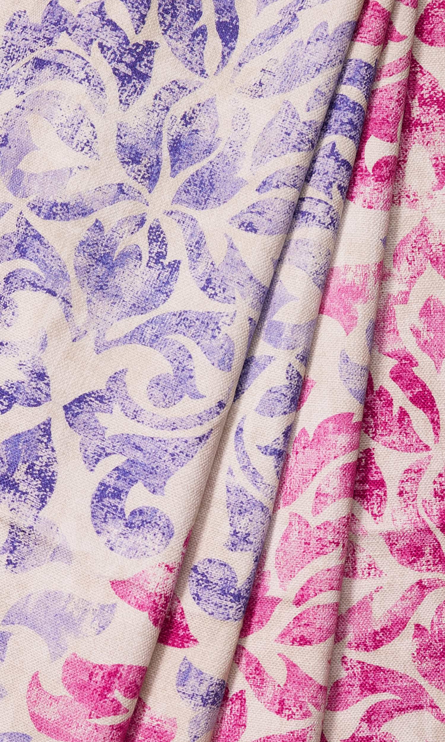 Printed Shades (Fuchsia Pink/ Purple) for Living, Bedroom, Kitchen, Bathroom