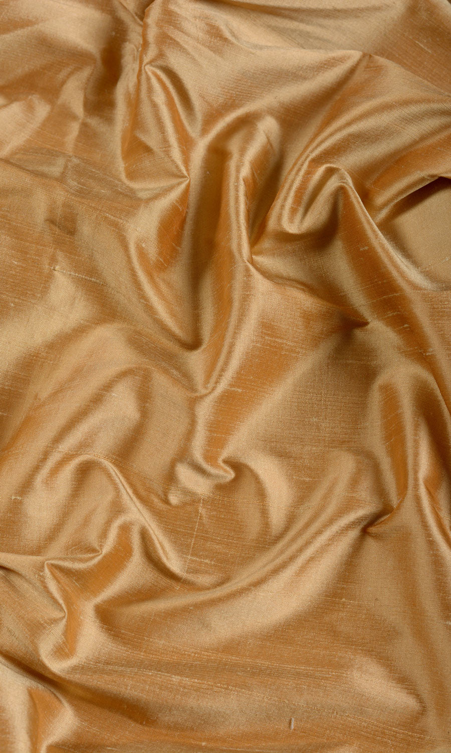Shantung Silk Fabric By the Metre for Roman Blinds & Shades (Mustard Gold)