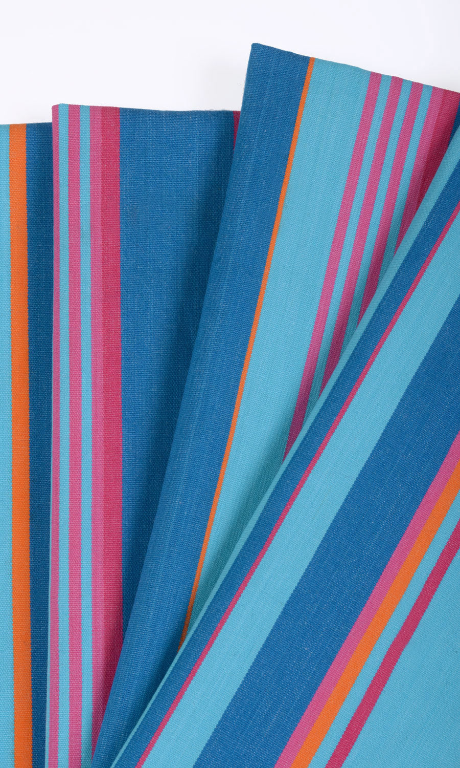Cotton Flat, Plain, Fake, Faux, European Relaxed Roman Blinds (Blue)