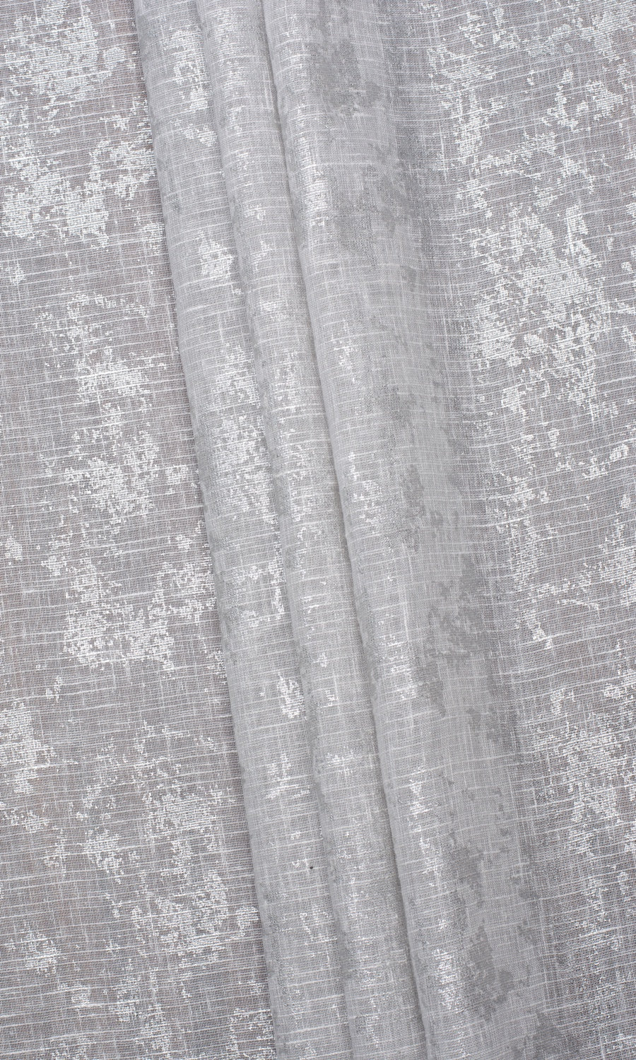 Semi-Sheer Blinds (Gray/ Silver) Extra Long Short Wide