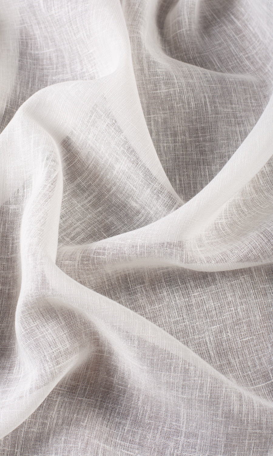 Plain Sheer Made-to-Measure Roman Blinds (Cream/ Off-White)