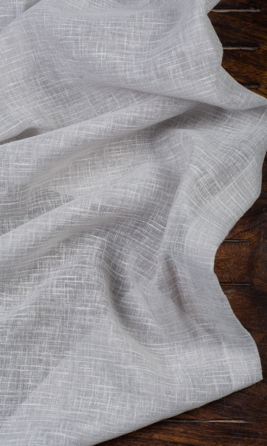 Plain Sheer Made-to-Measure Roman Blinds (Silvery-Gray)