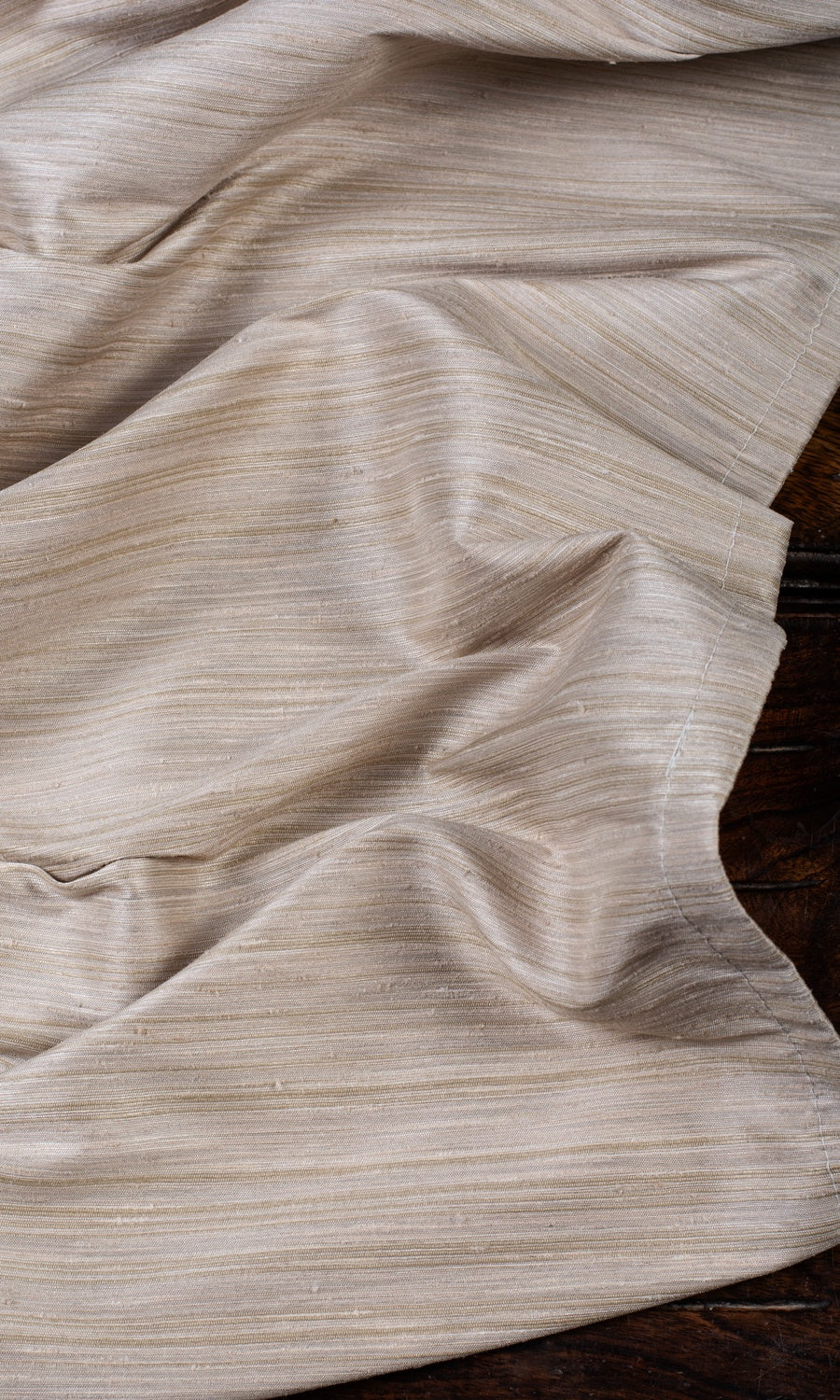 Textured Any Size Style Roman Blinds (Oatmeal Beige/ Warm Ivory)