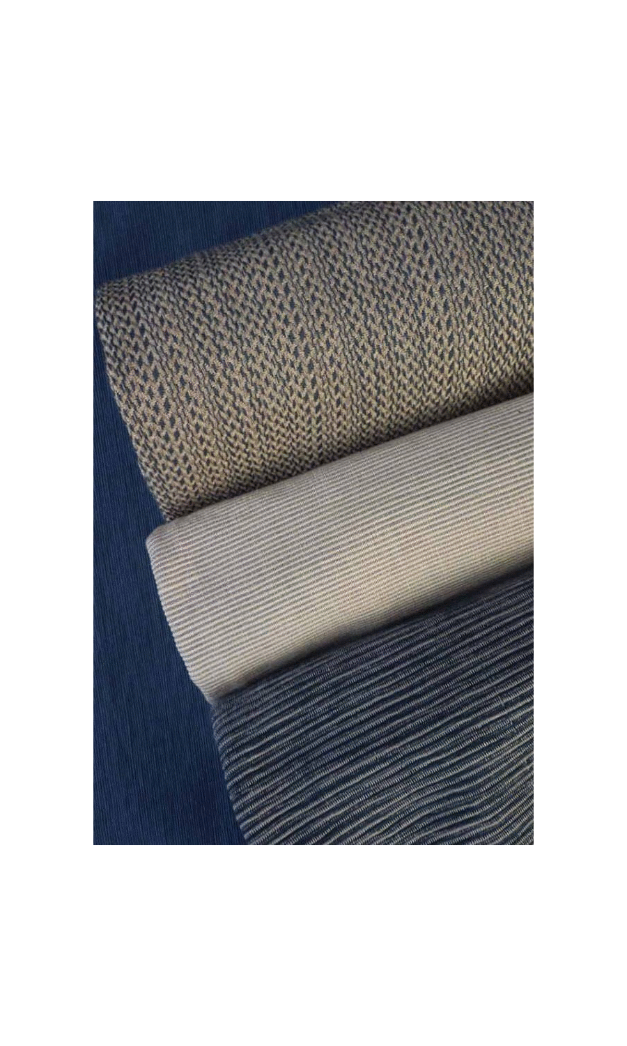 Cotton Fabric Blinds (Black/ Beige) for Living, Bedroom, Kitchen, Bathroom