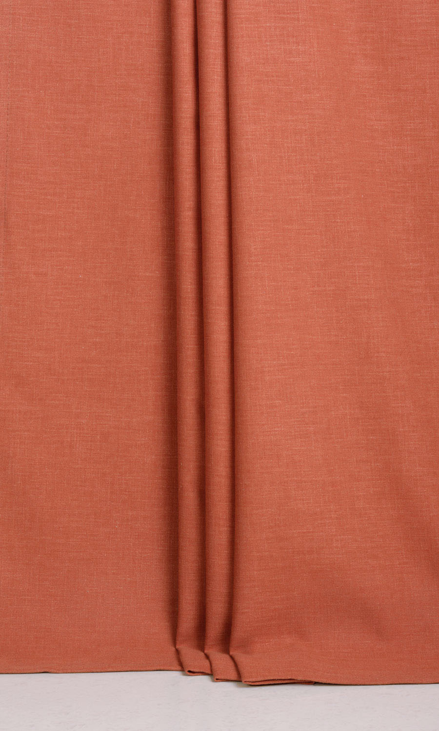 Poly-Cotton Blend Free Fabric Material Sample (Orange-Red)