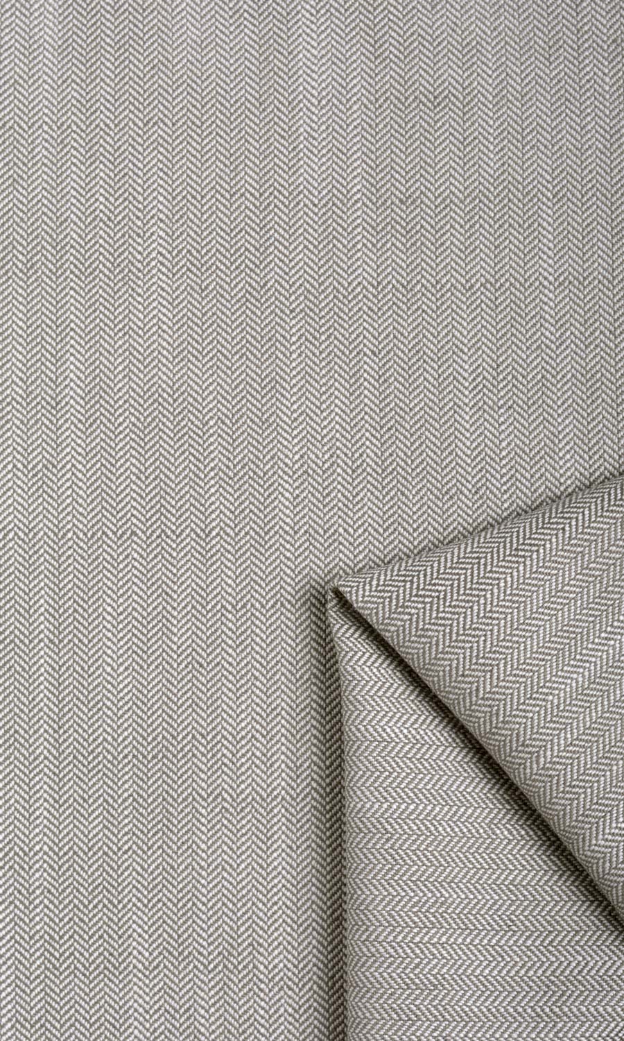 Herringbone Textured Made-to-Measure Roman Blinds (Grey)