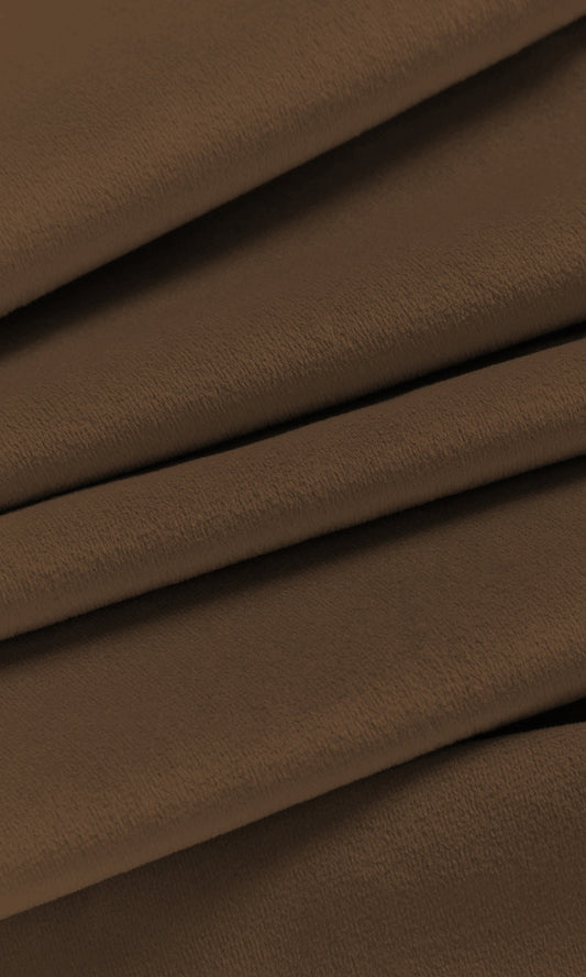 Velvet Fabric Blinds (Earth Brown)
