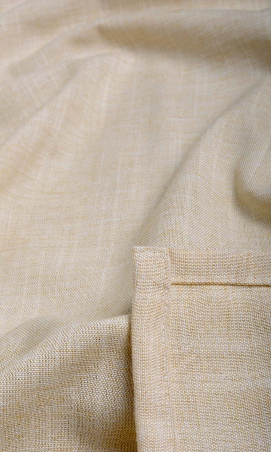 Plain Linen Texture Any Size Style Roman Blinds (Pale Beige)