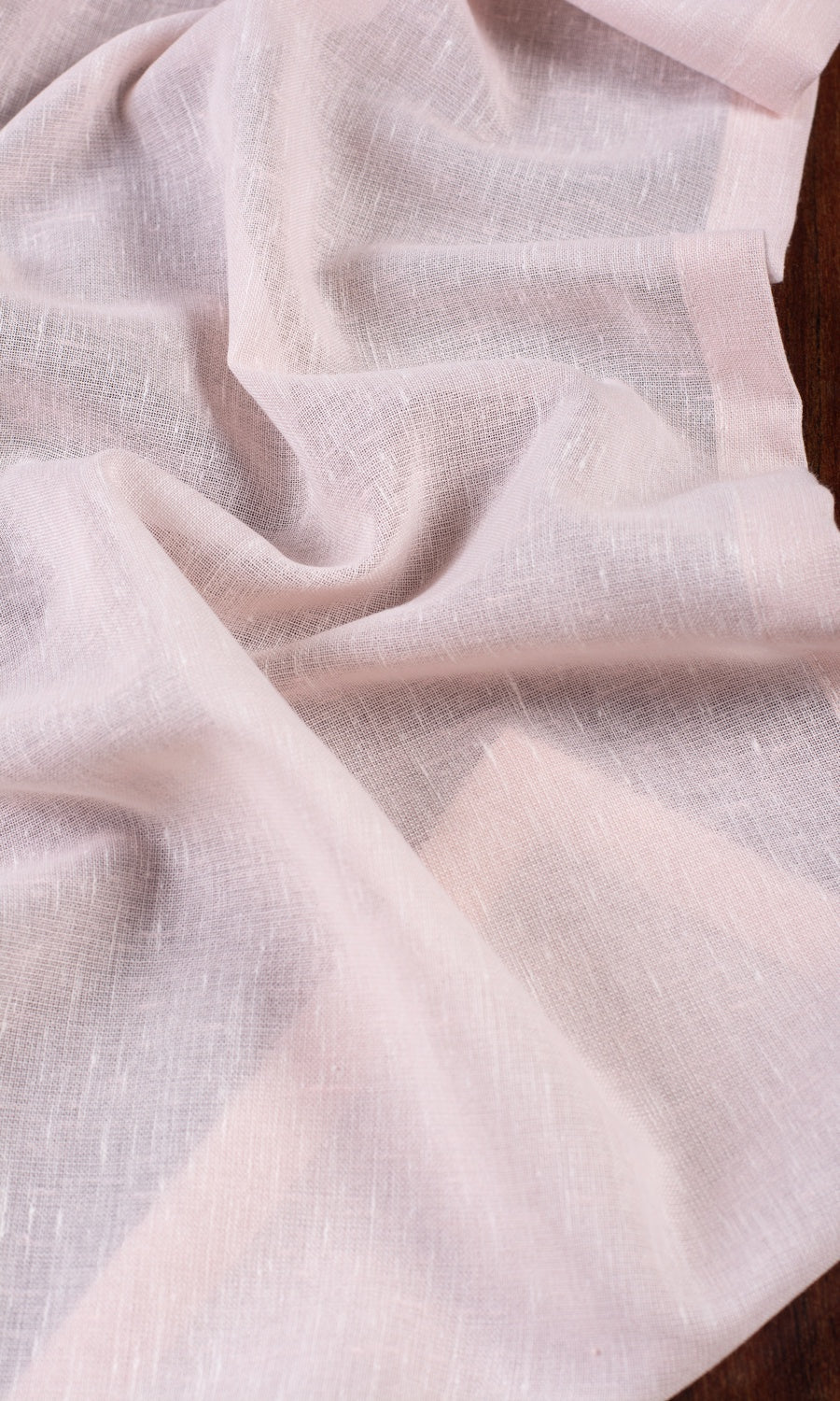 Plain Sheer Made-to-Measure Roman Blinds (Powder Pink)