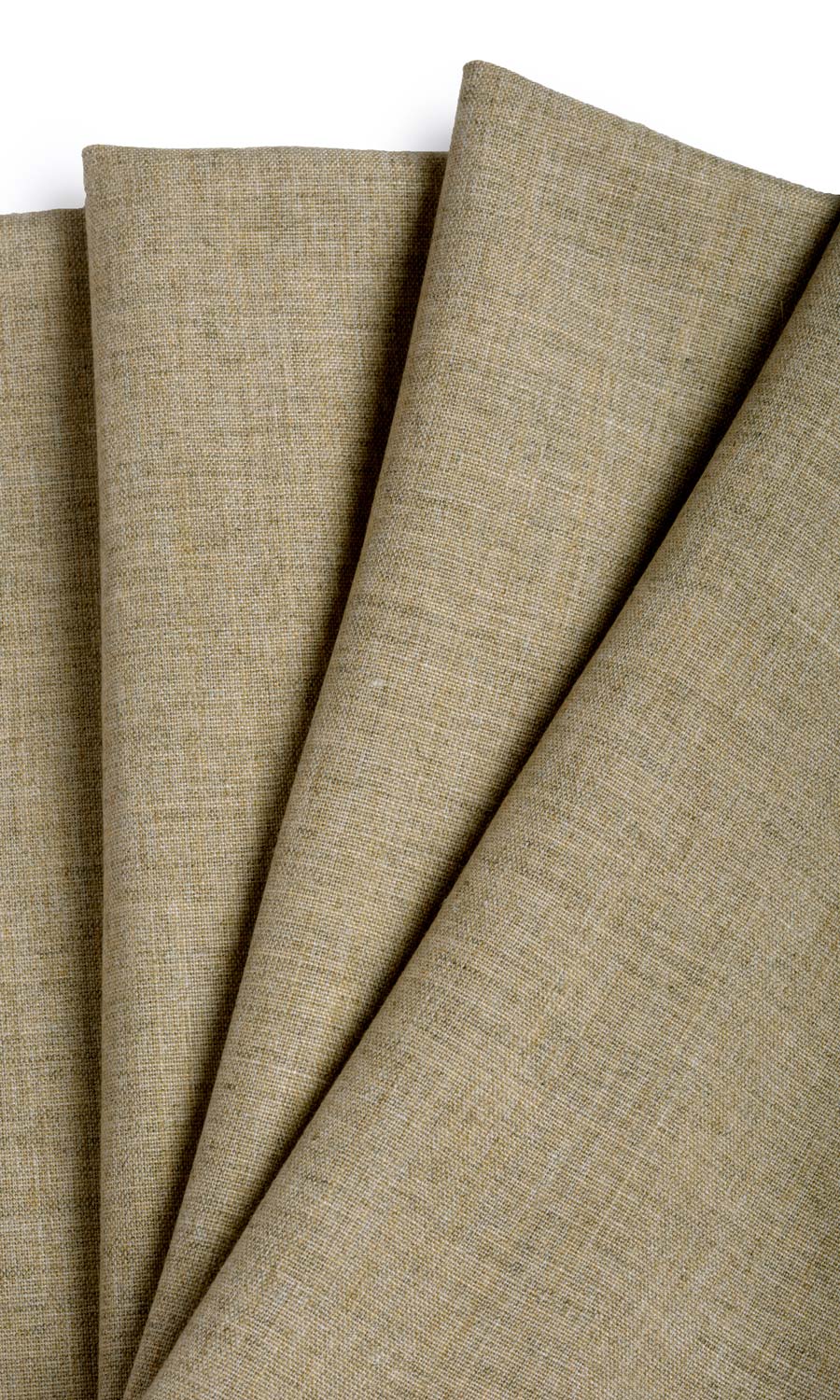 Linen Texture Window Treatments Fabric Sample (Taupe/ Brown)
