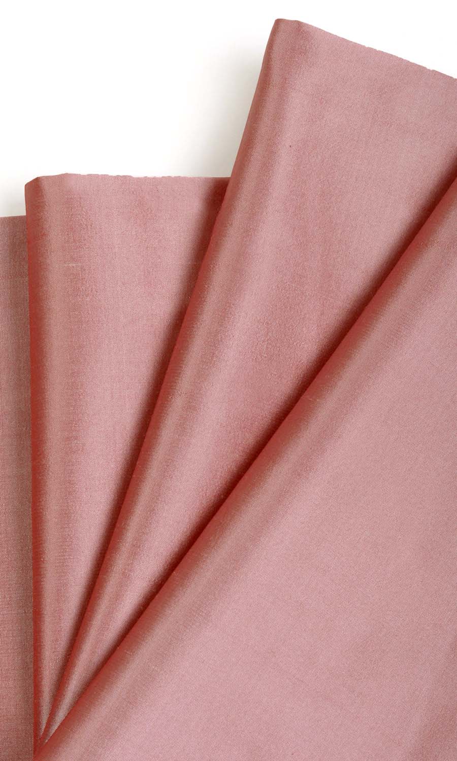 Shantung Silk Fabric Material By the Metre (Blush Pink/ Red)