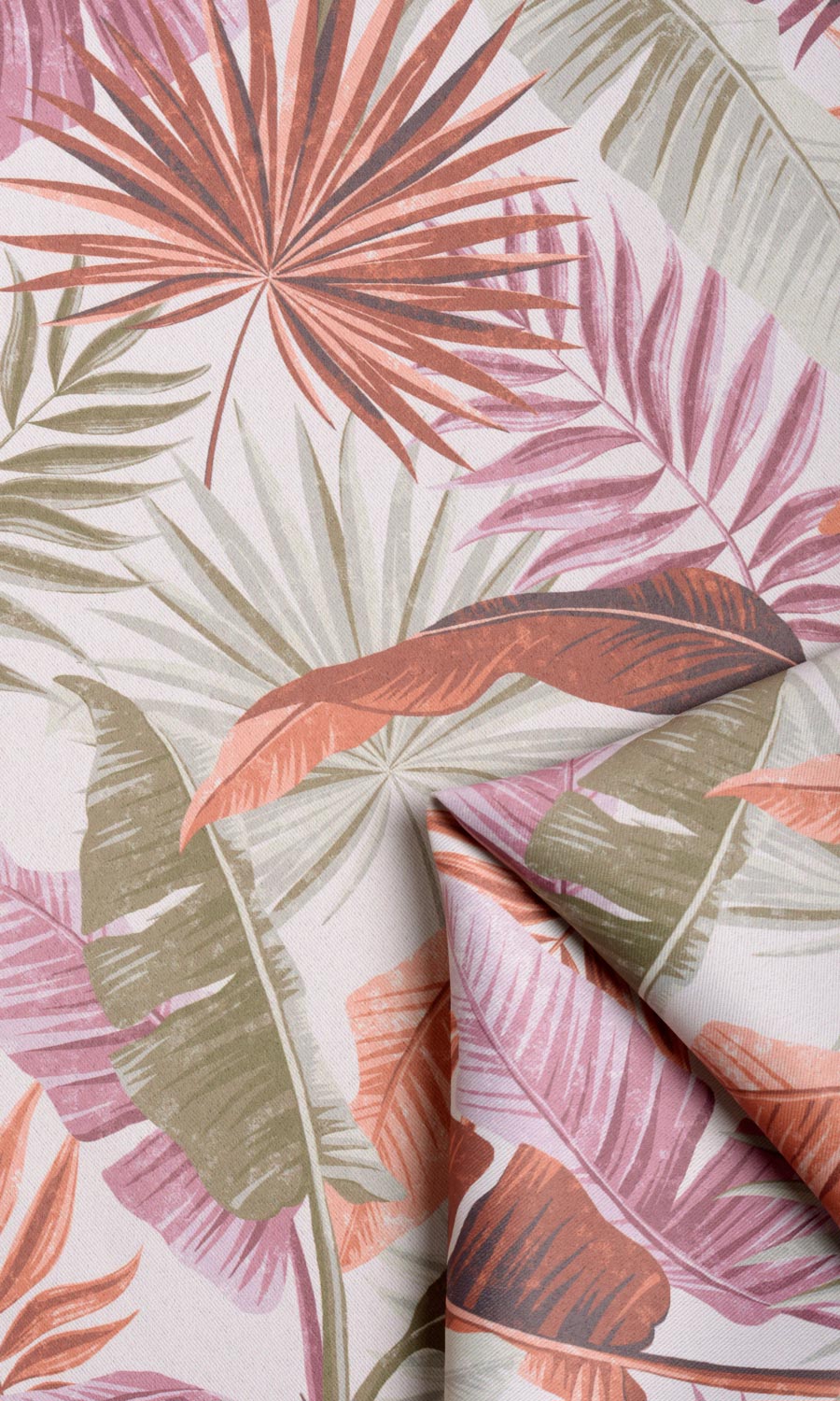 Botanical Floral Blinds (Purple/ Green) Extra Long Short Wide