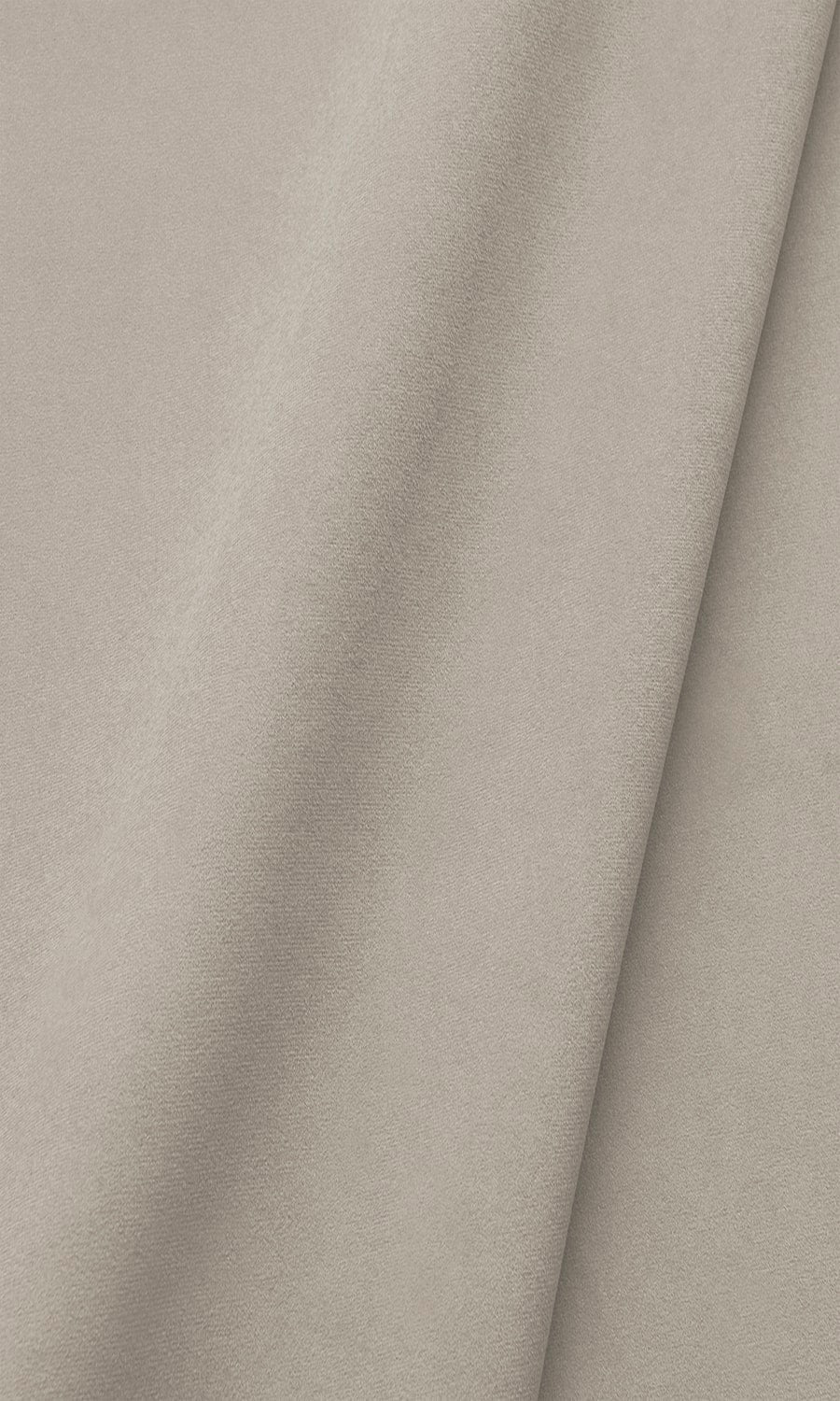 Velvet Window Treatments Fabric Sample (Warm Ivory)