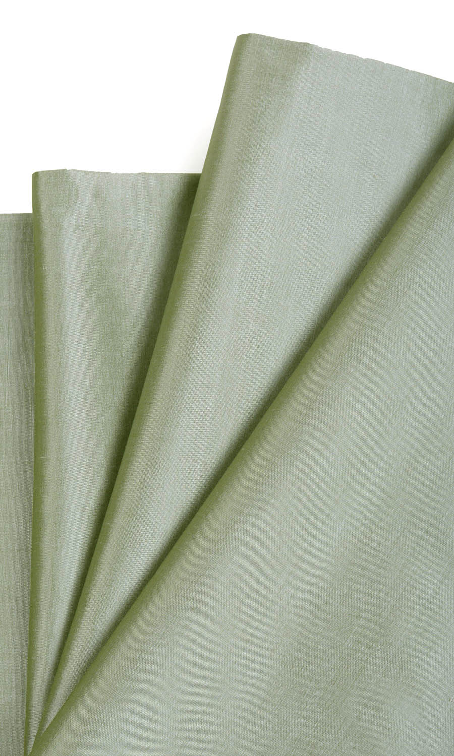 Shantung Silk Fabric Material By the Metre (Celadon Green)