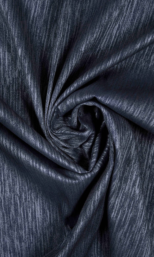 Textured Home Décor Fabric Sample (Navy Blue)