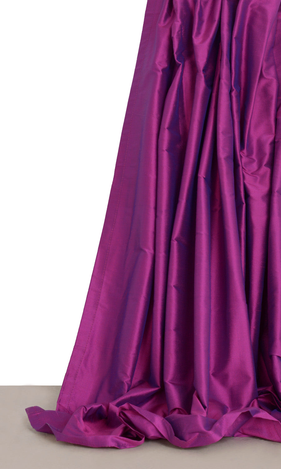 Shantung Silk Blinds (Fuchsia Pink/ Purple) for Living, Bedroom, Kitchen, Bathroom