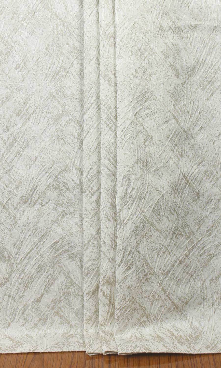 Patterned Poly-Cotton Flat, Plain, Fake, Faux, European Relaxed Roman Blinds (Pale Beige/ Cream)