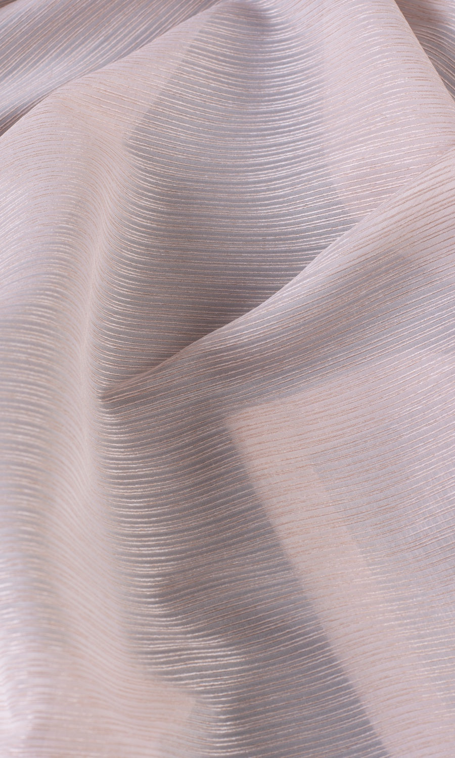Striped Sheer Any Size Style Roman Blinds (Pastel Pink)