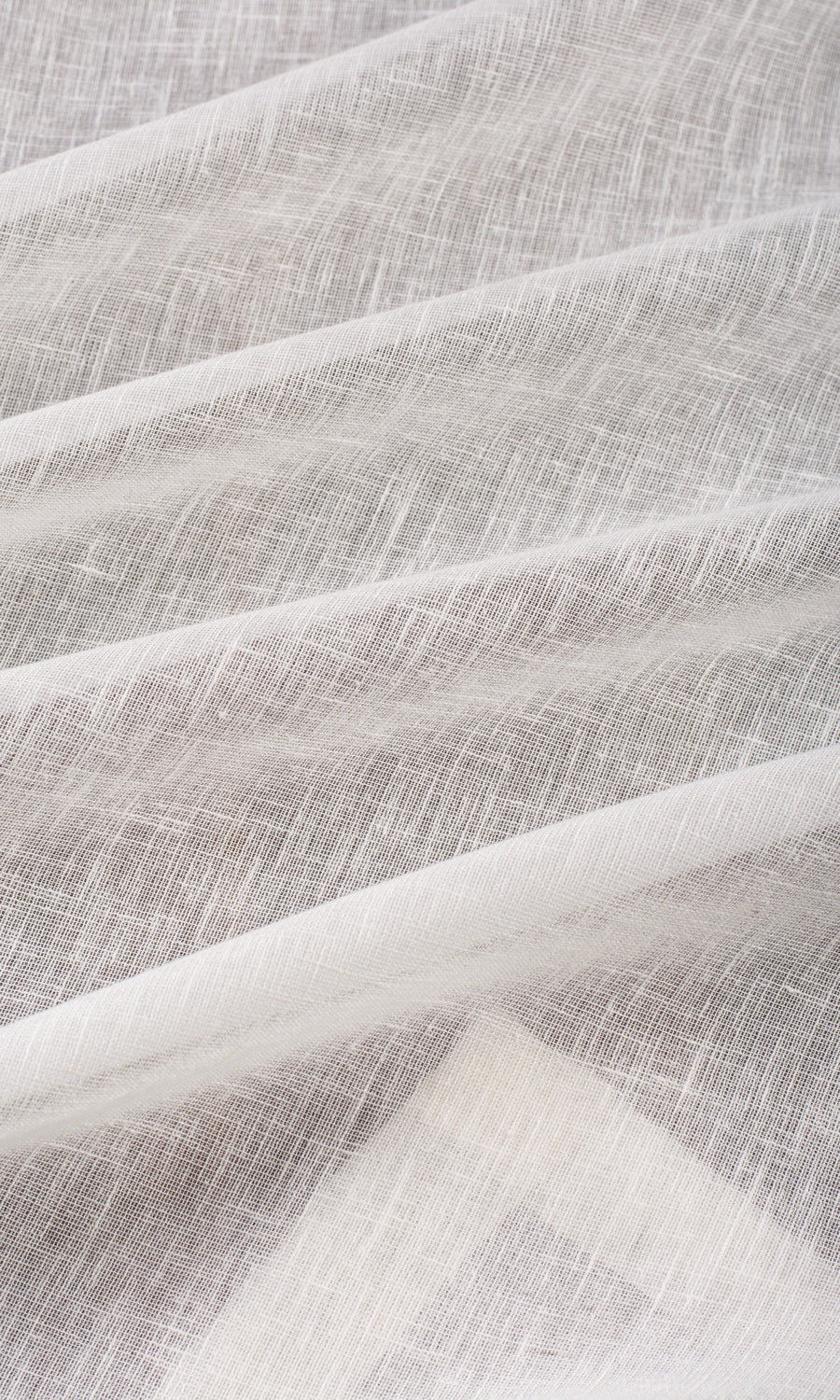 Plain Sheer Any Size Style Roman Blinds (Cream/ Off-White)